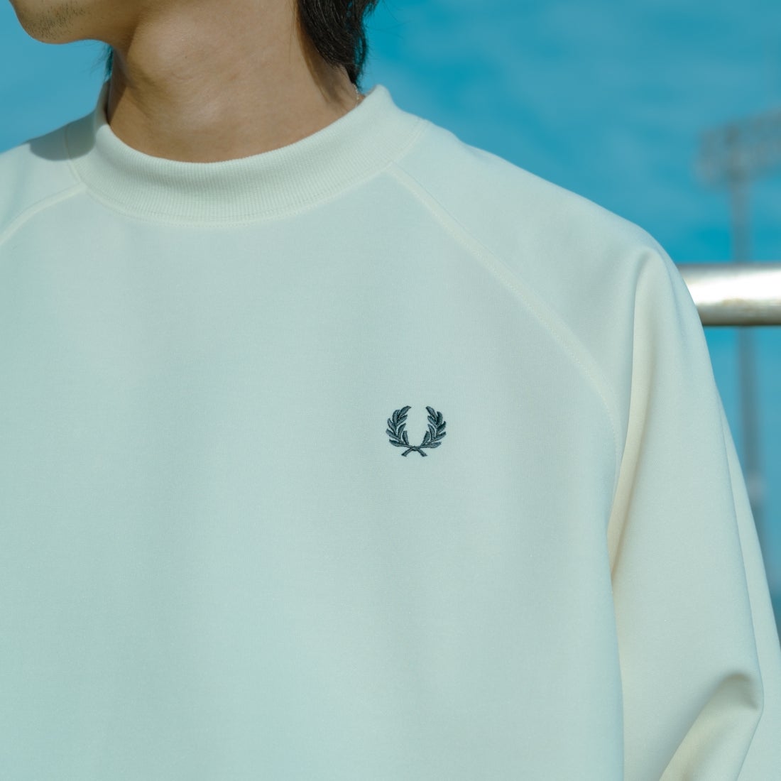 FRED PERRY [フレッドペリー] 別注 トラック クルーネックプルオーバー