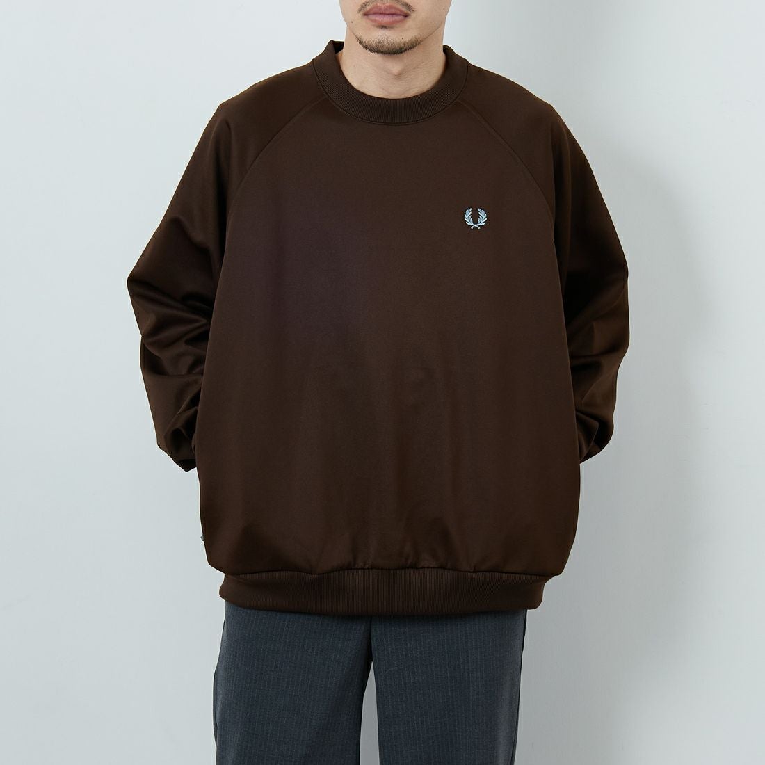 FRED PERRY [フレッドペリー] 別注 トラック クルーネックプルオーバー