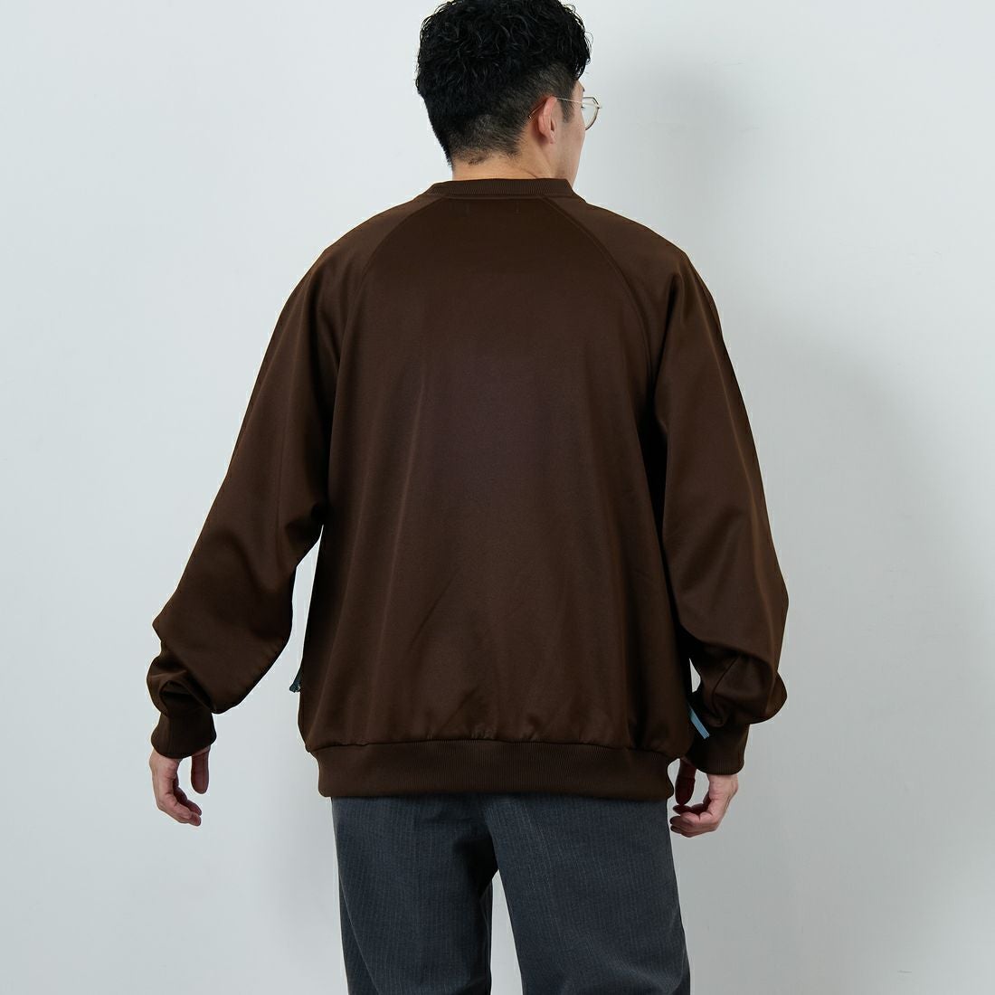 FRED PERRY [フレッドペリー] 別注 トラック クルーネックプルオーバー