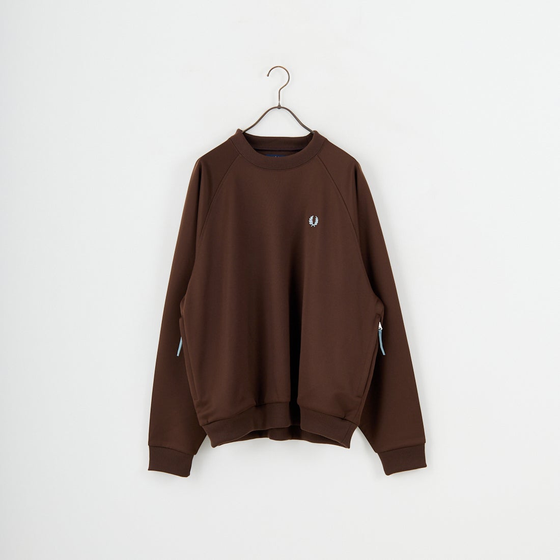 FRED PERRY [フレッドペリー] 別注 トラック クルーネックプルオーバー [FPM-25A-030JF] BURNT TOBA
