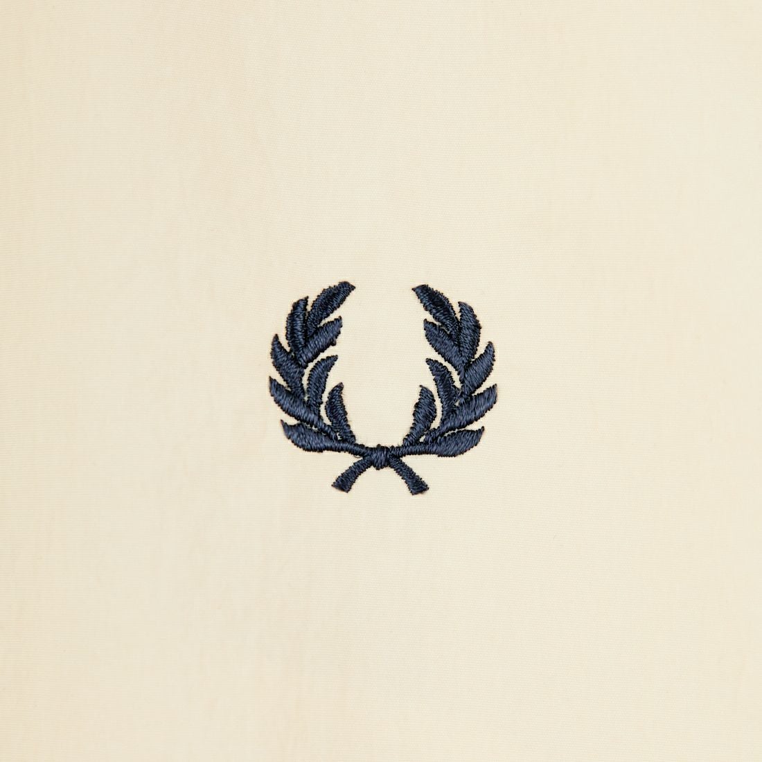 FRED PERRY [フレッドペリー] 別注 フード刺繍 ナイロンシェルジャケット [FPM-25A-031JF] ECRU/ANCHO