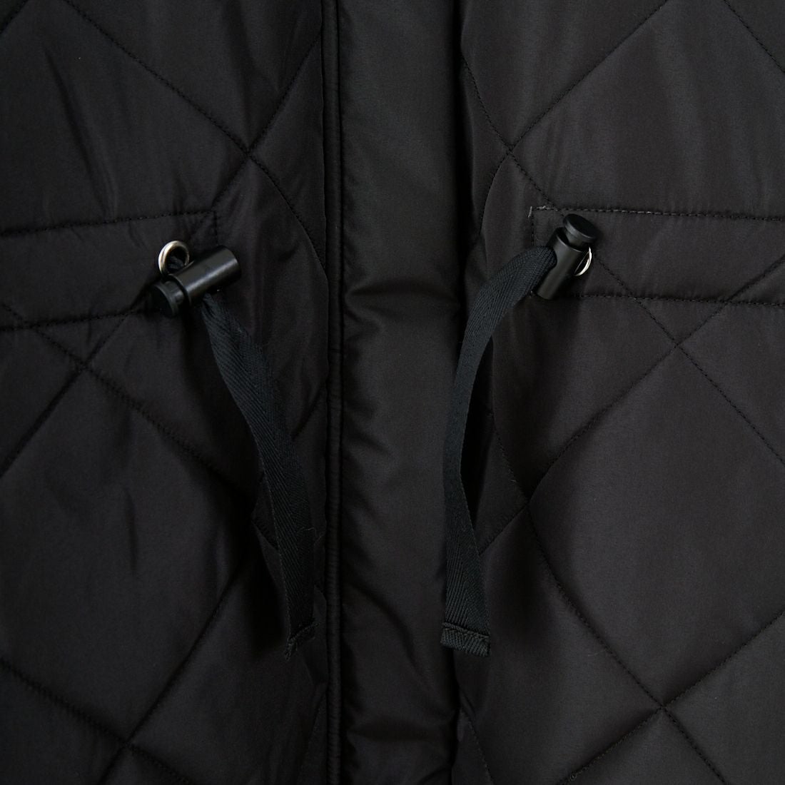 Jeans Factory Clothes [ジーンズファクトリークローズ] ウエストドローキルティングジャケット [LFF707] 840 BLACK