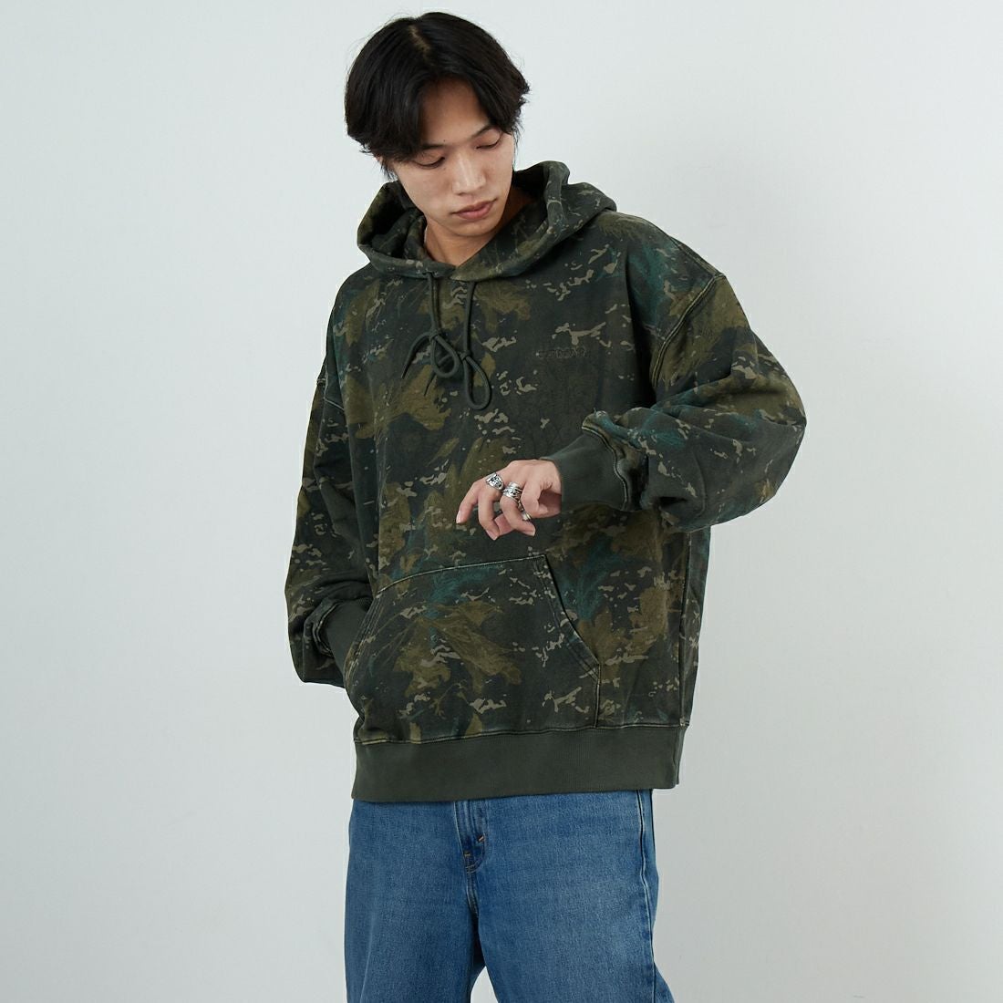 CAMO COMBI&&モデル身長：179cm 着用サイズ：L&&