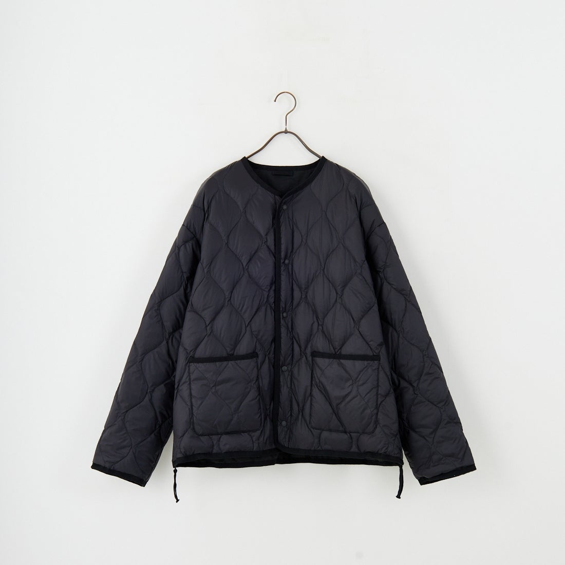 TAION [タイオン] 別注 リバーシブル ライトダウンジャケット [TAION-JF001] BLACK