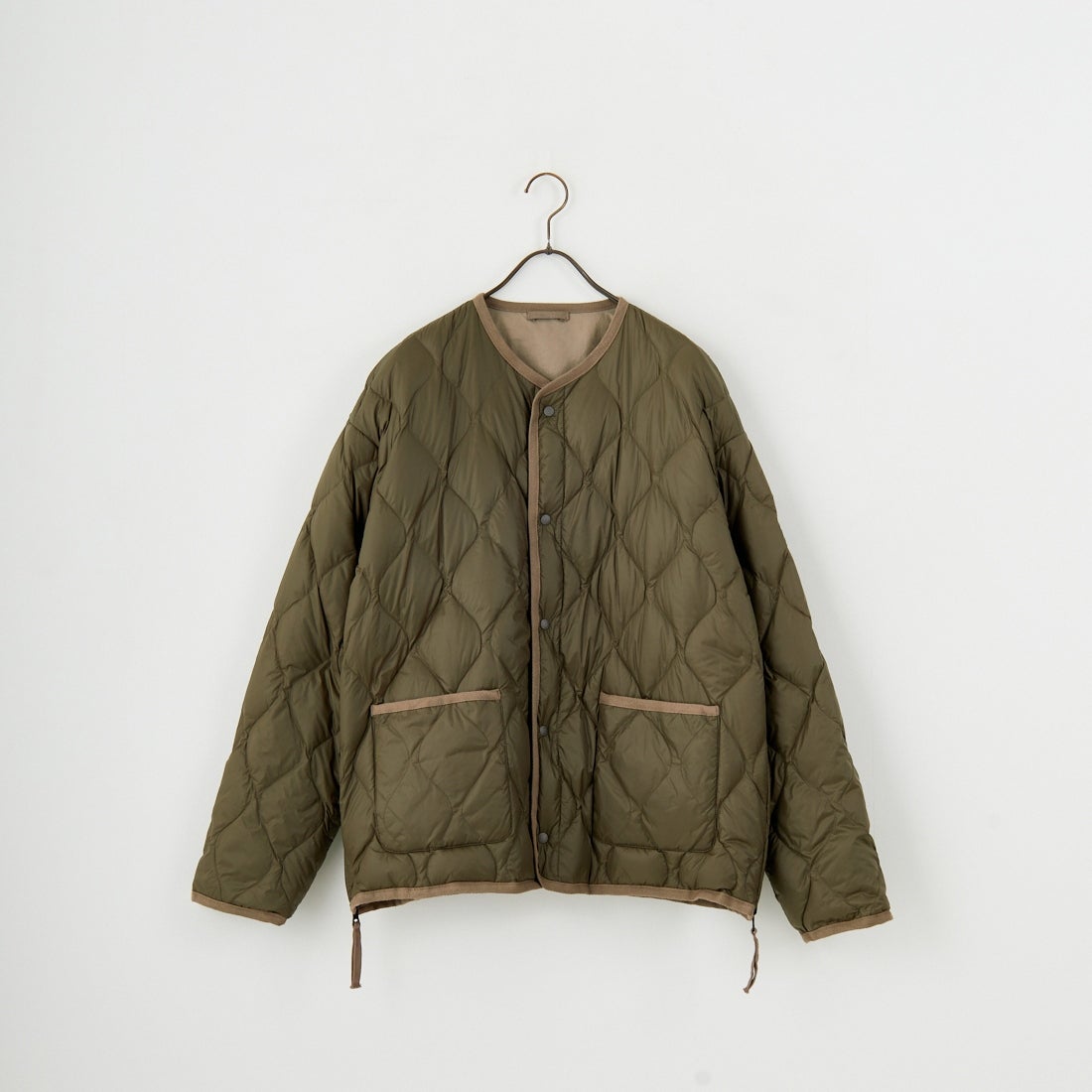 TAION [タイオン] 別注 リバーシブル ライトダウンジャケット [TAION-JF001] KHAKI