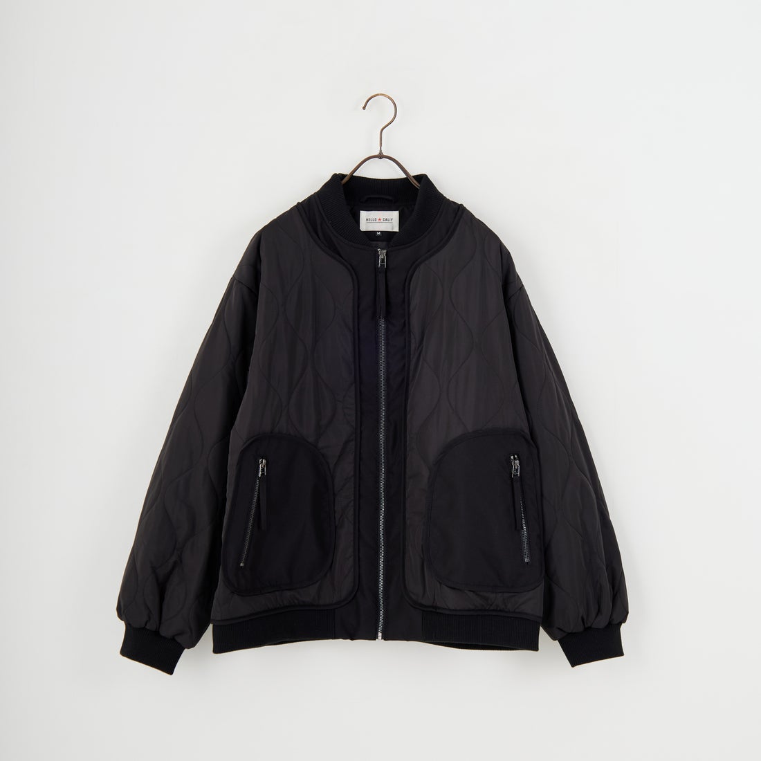 HELLO CALIF [ハローカリフ] キルティングボンバージャケット [511002IN] BLACK