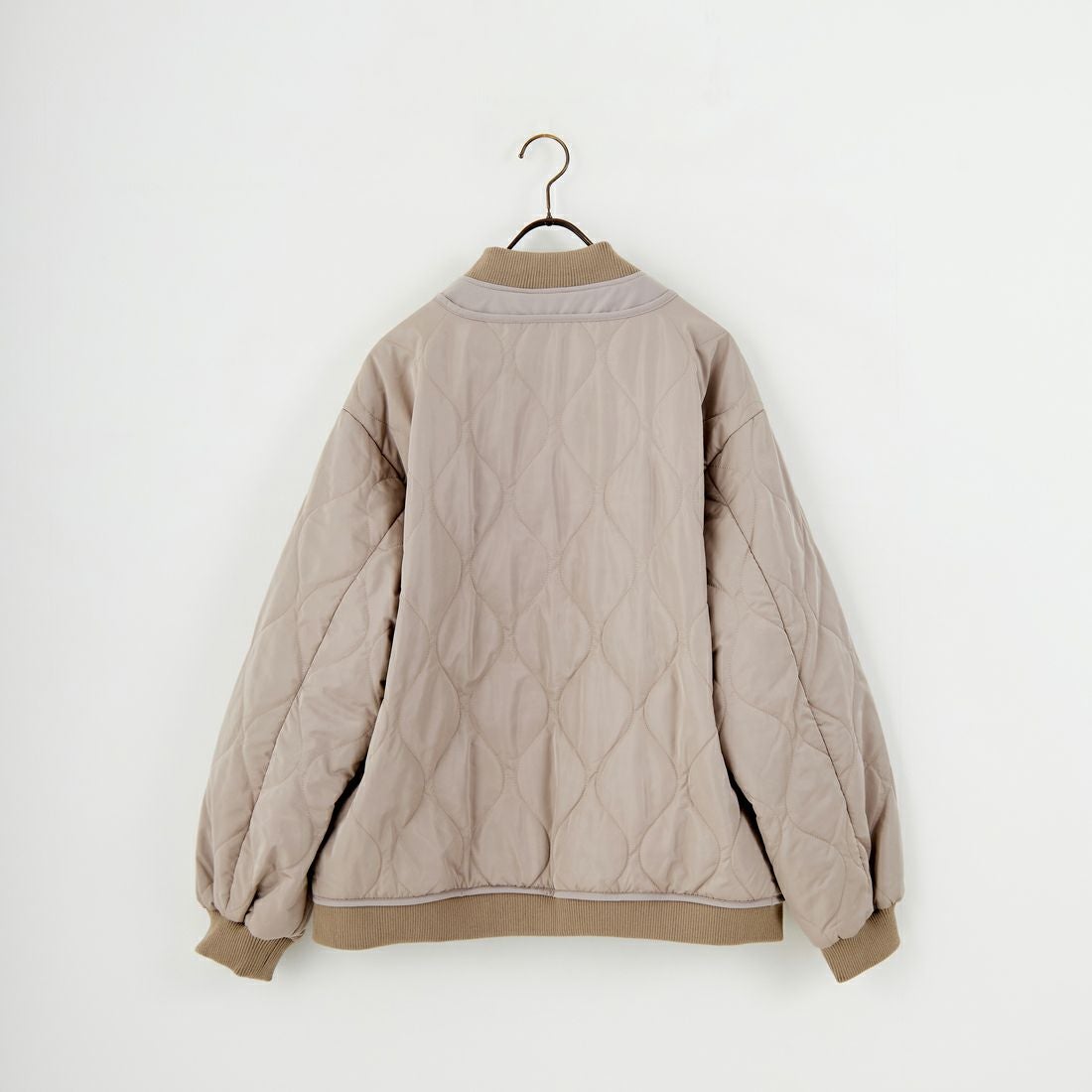 HELLO CALIF [ハローカリフ] キルティングボンバージャケット [511002IN] GREIGE
