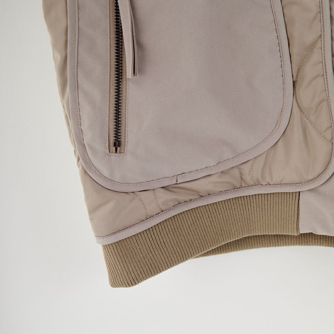 HELLO CALIF [ハローカリフ] キルティングボンバージャケット [511002IN] GREIGE