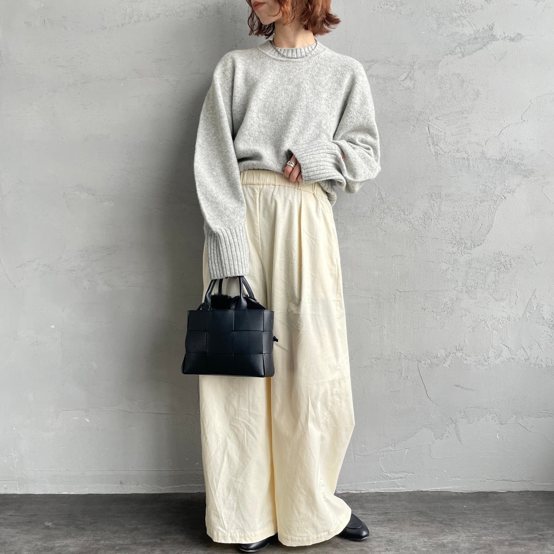 12C IVORY&&モデル身長：158cm 着用サイズ：F&&