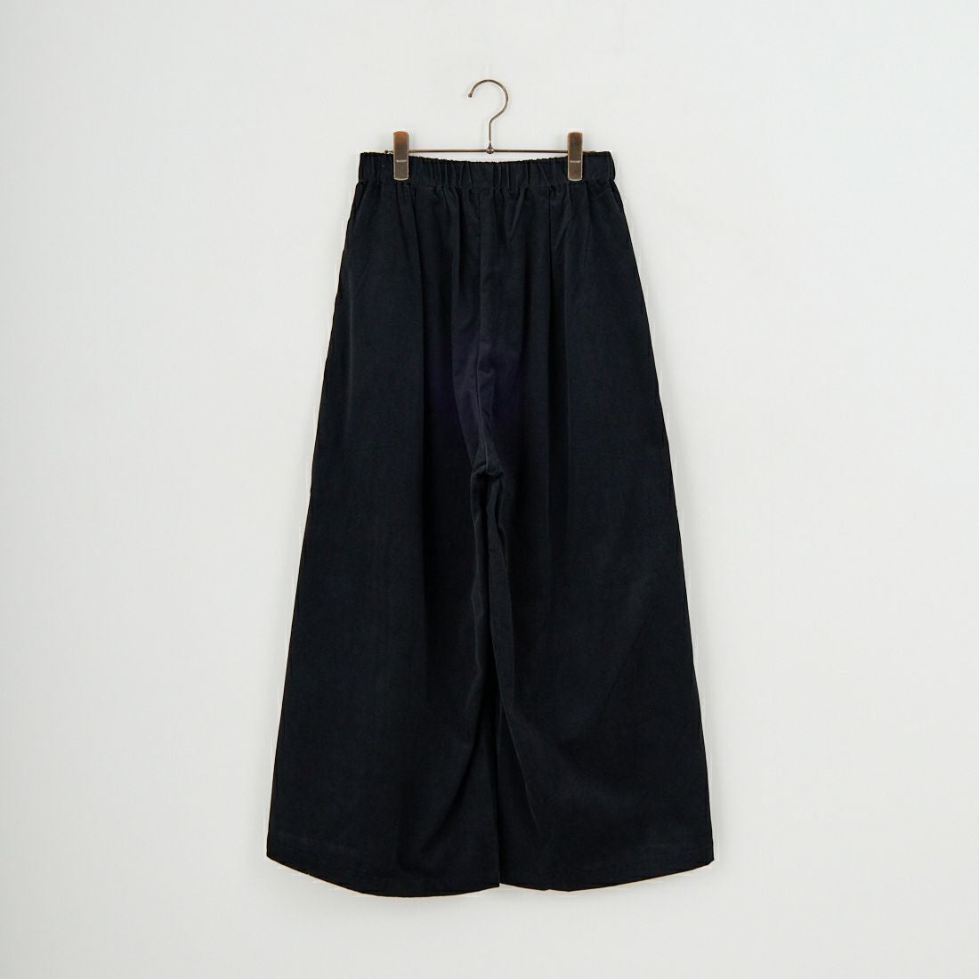 mizuiro ind [ミズイロインド] コーデュロイタックワイドパンツ [4-260067] 99 BLACK