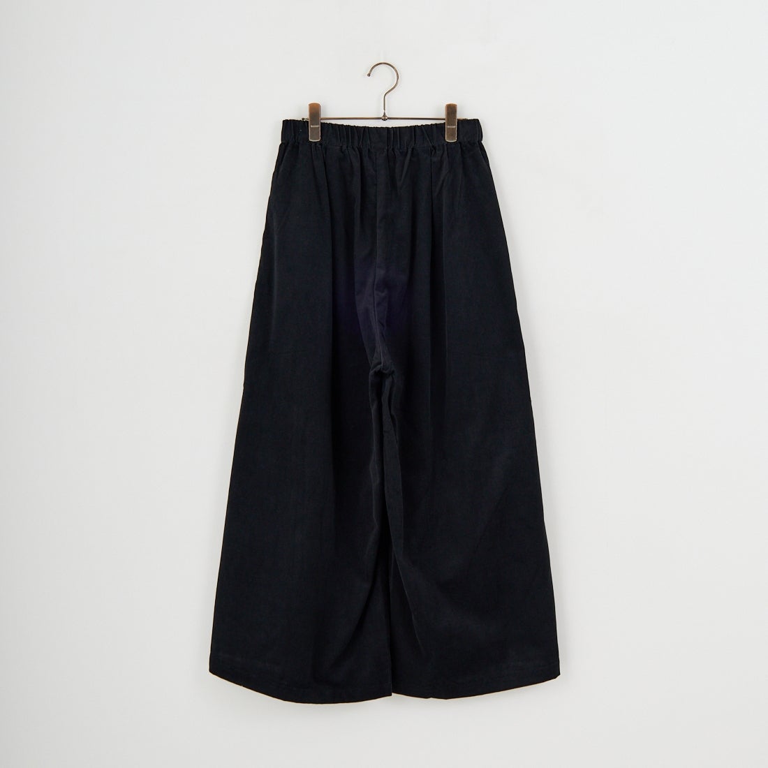 mizuiro ind [ミズイロインド] コーデュロイタックワイドパンツ [4-260067] 99 BLACK
