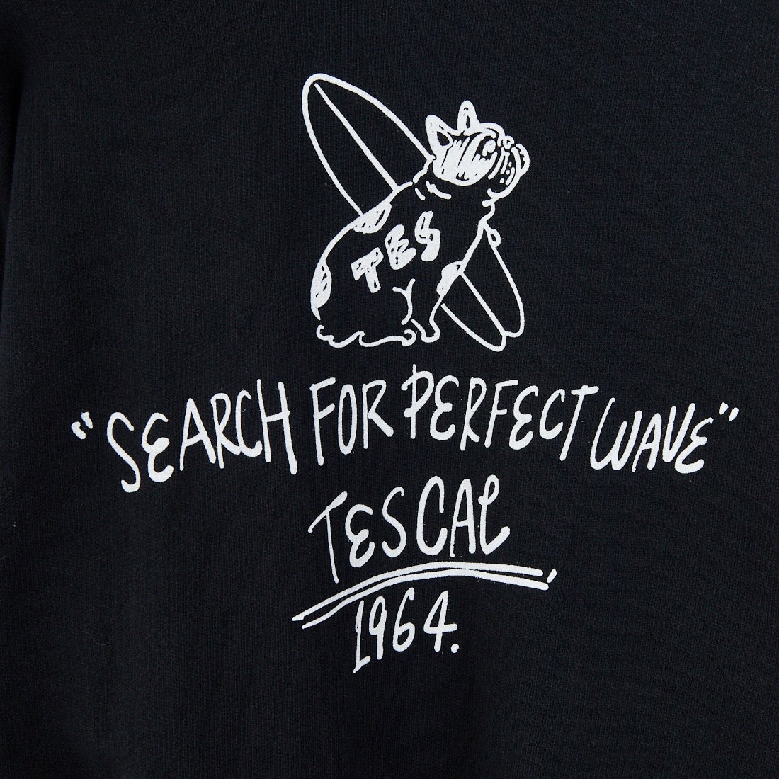 The Endless Summer [エンドレスサマー] 別注 手描き風BUHI バックプリントスウェット [FH-25774500-JF] BLACK