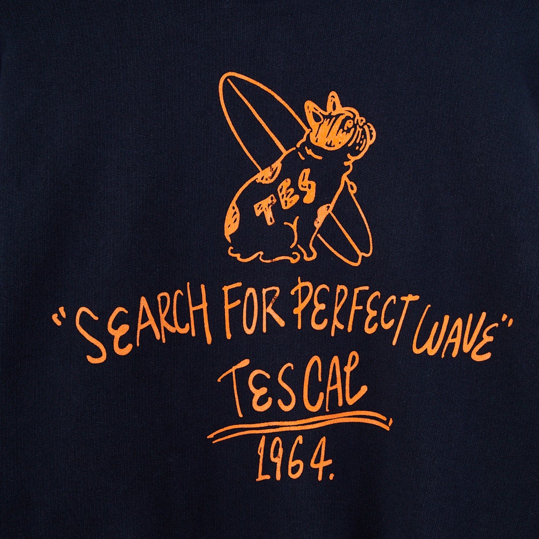 The Endless Summer [エンドレスサマー] 別注 手描き風BUHI バックプリントスウェット [FH-25774500-JF] NAVY