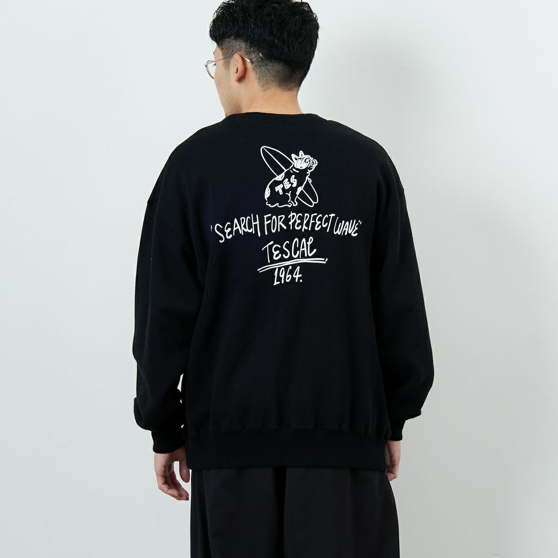 BLACK&&モデル身長：168cm 着用サイズ：L&&