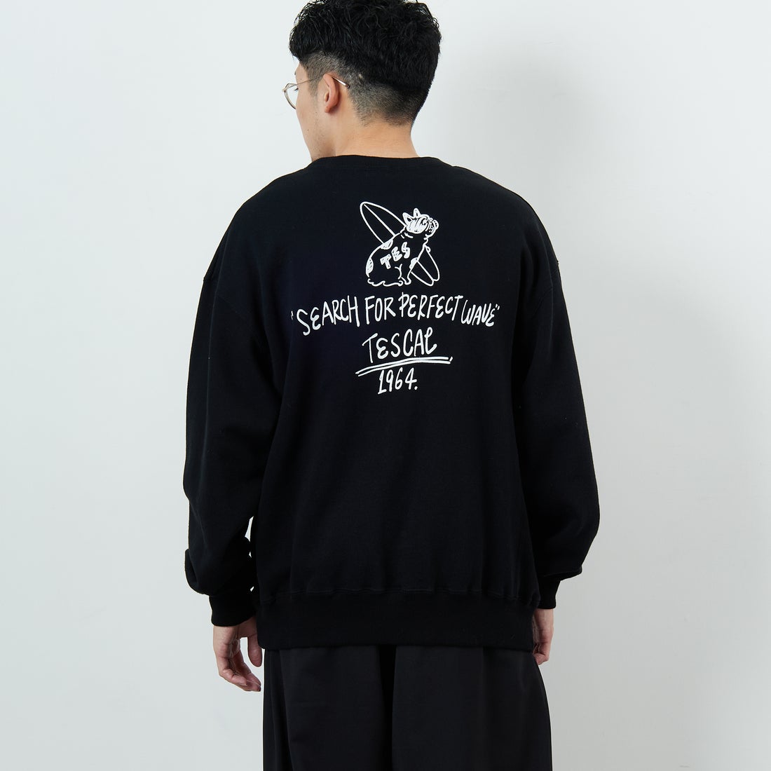 BLACK&&モデル身長：168cm 着用サイズ：L&&