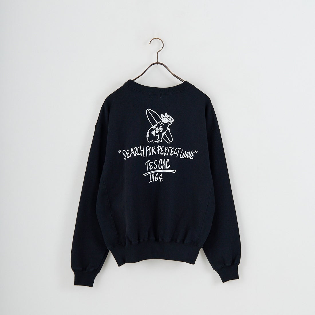 The Endless Summer [エンドレスサマー] 別注 手描き風BUHI バックプリントスウェット [FH-25774500-JF] BLACK