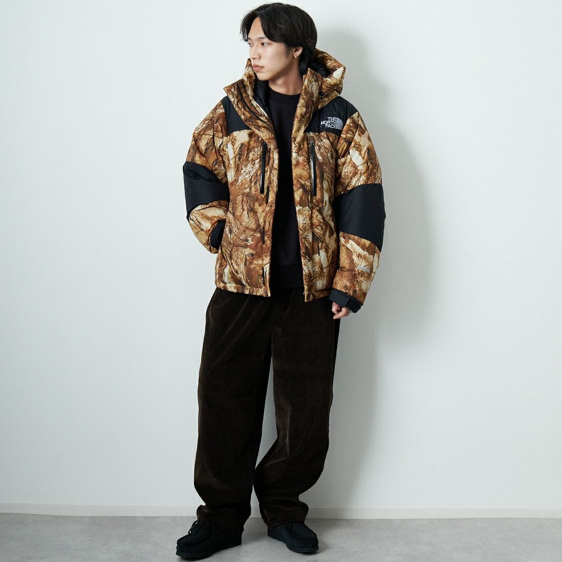 THE NORTH FACE [ザ ノースフェイス] ノベルティーバルトロライトジャケット [ND92552] FF &&モデル身長：179cm 着用サイズ：L&&