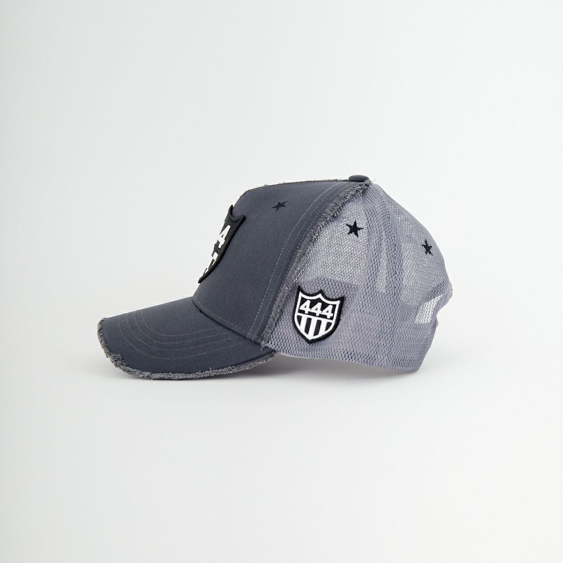 YOSHINORI KOTAKE [ヨシノリ コタケ] 444チェック メッシュキャップ [YKHK25-01] C.GRAY