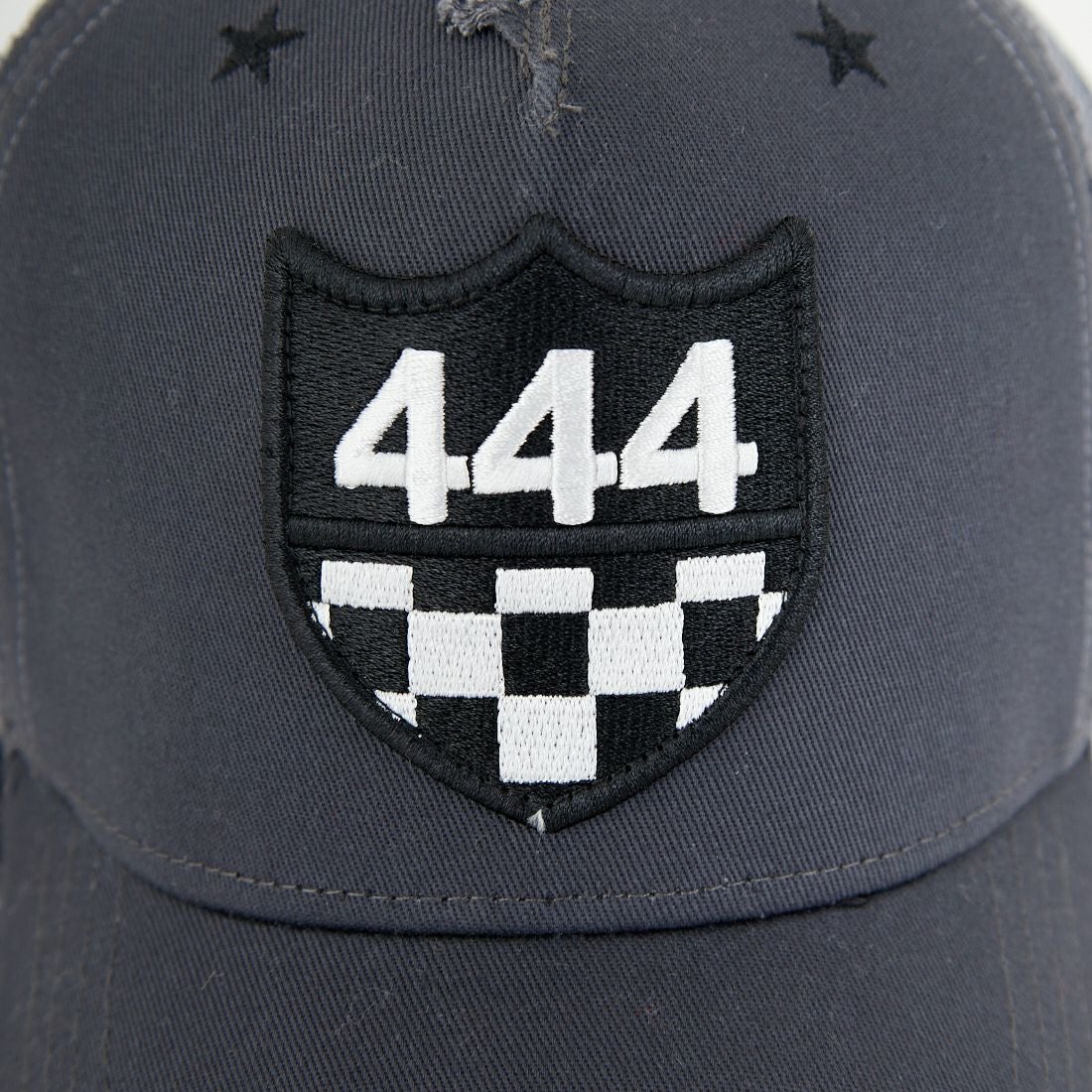 YOSHINORI KOTAKE [ヨシノリ コタケ] 444チェック メッシュキャップ [YKHK25-01] C.GRAY