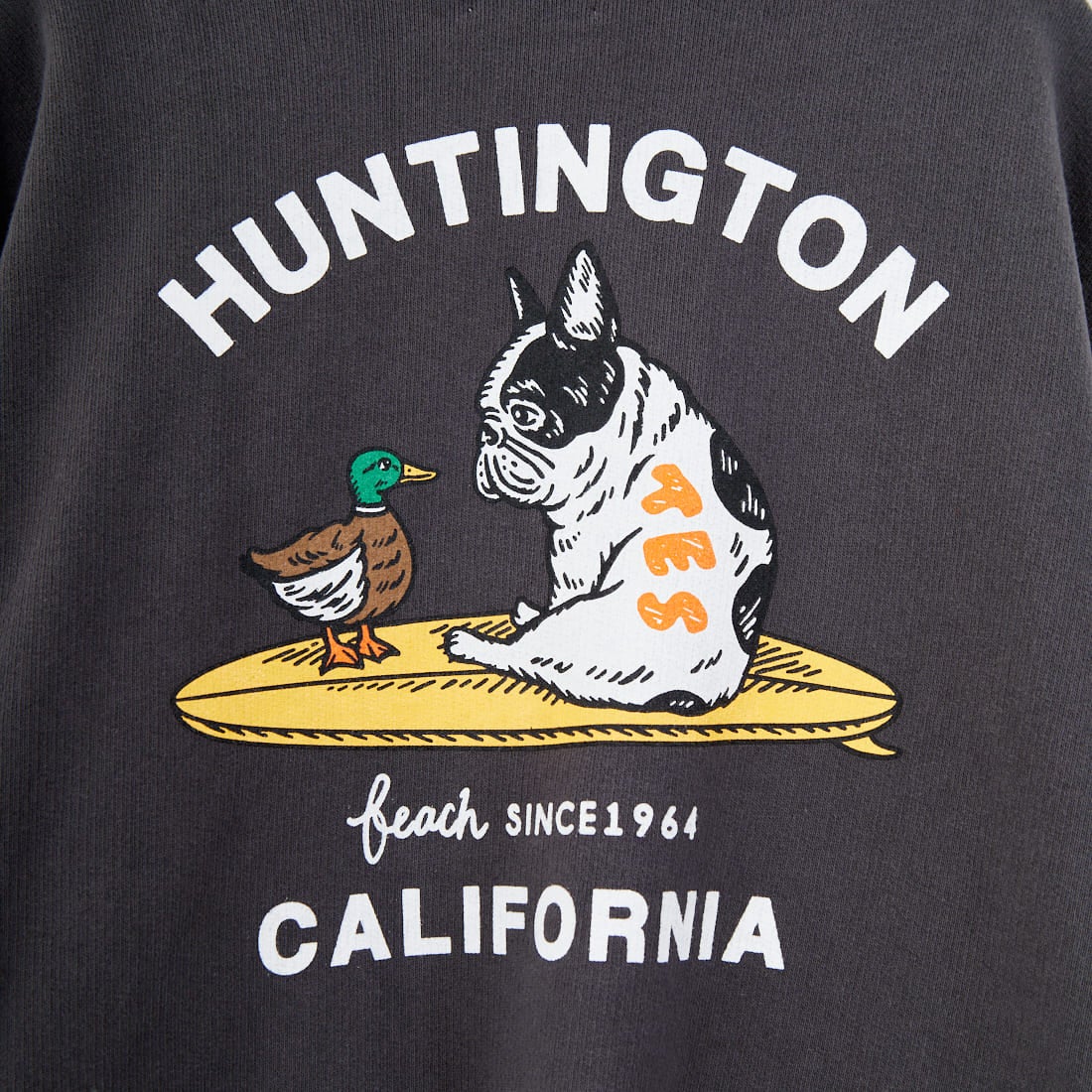 The Endless Summer [エンドレスサマー] 別注 BUHIダック バックプリントスウェット [FH-25774501-JF] CHARCOAL