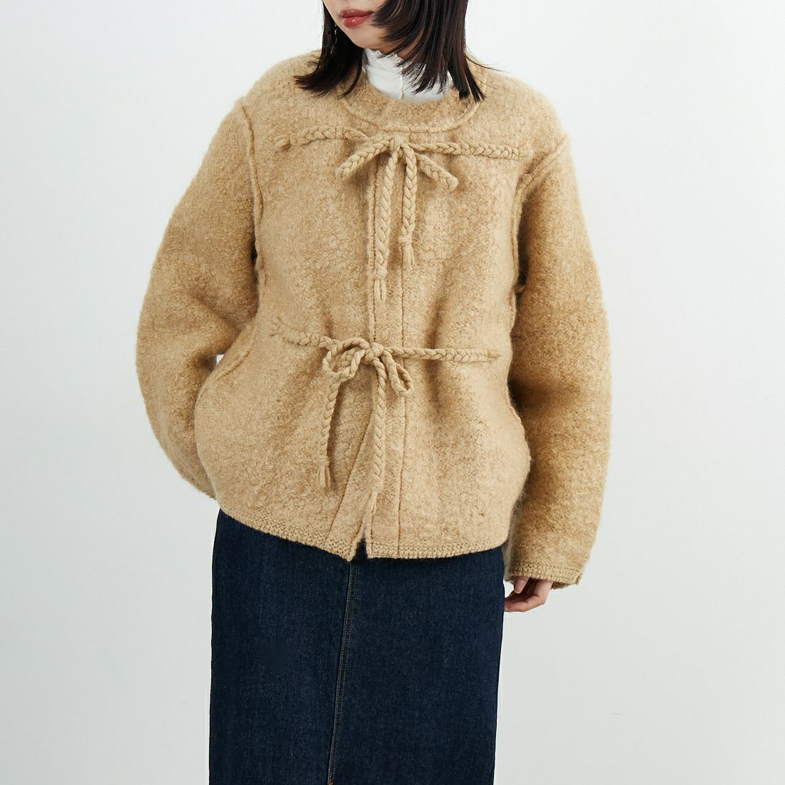 UNFIL [アンフィル] モヘア&シェットランドウール ジャンボループ