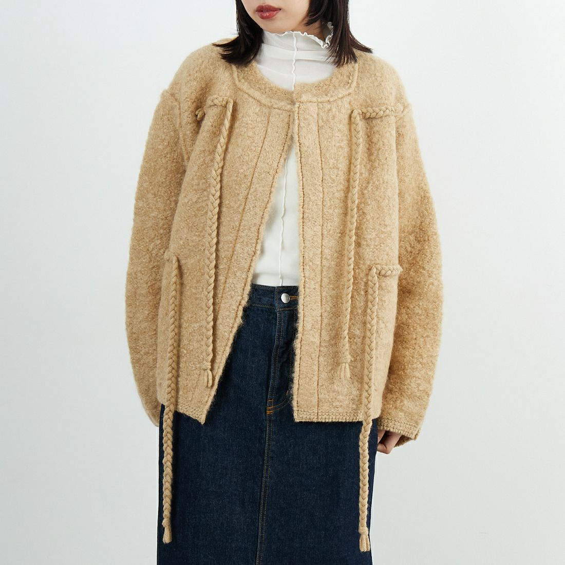 UNFIL [アンフィル] モヘア&シェットランドウール ジャンボループ