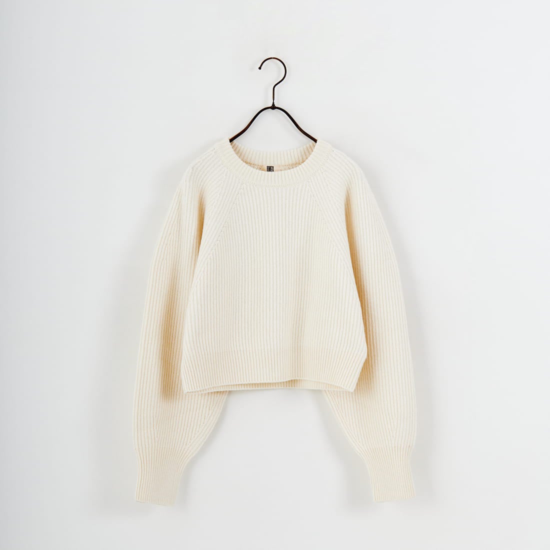 UNFIL [アンフィル] ウーレンコットン&EXファインラムウール リブニットプルオーバー [WVFL-UW123] OFF WHITE