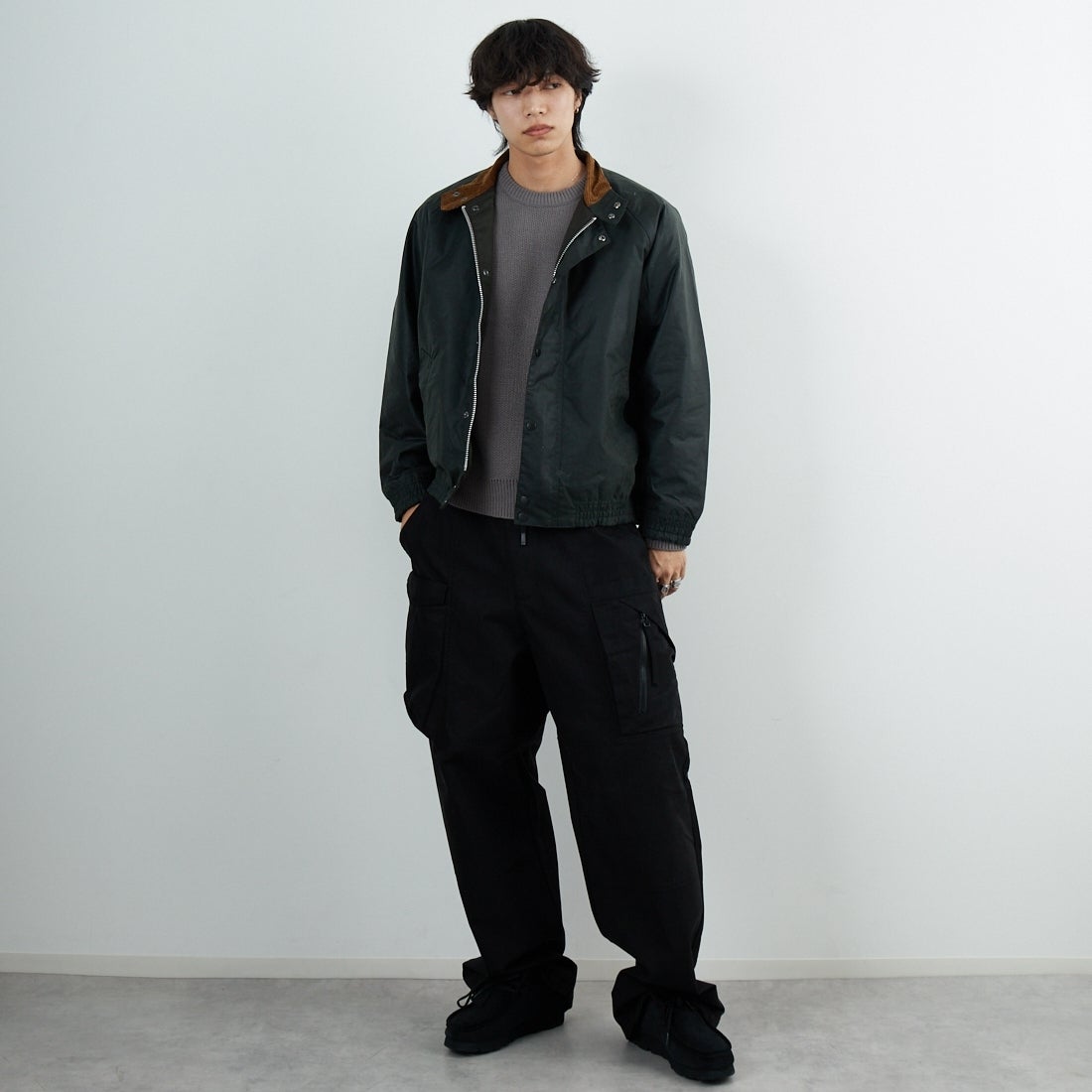 Barbour [バブアー] TRANSPORT/トランスポート スタンドカラーワックス