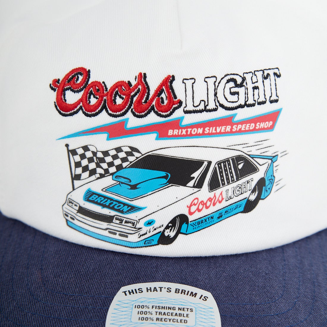BRIXTON [ブリクストン] Coors LIGHT ブロワースナップバックキャップ [11984] WHCRN