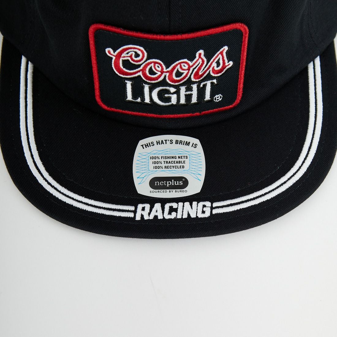 BRIXTON [ブリクストン] Coors LIGHT ギアスナップバックキャップ [11987] BLACK