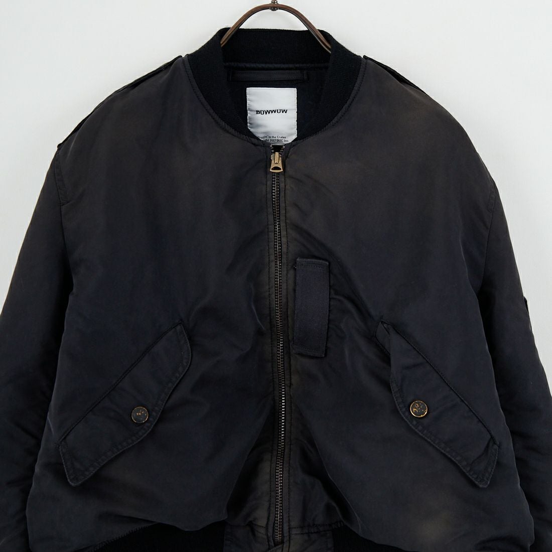 BOW WOW [バウワウ] L-2B エイジドフライトジャケット [BW252-L2FJ] AGED BLACK