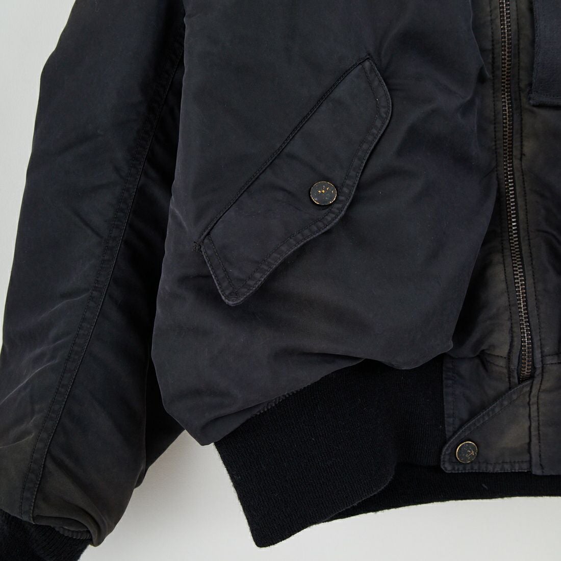 BOW WOW [バウワウ] L-2B エイジドフライトジャケット [BW252-L2FJ] AGED BLACK