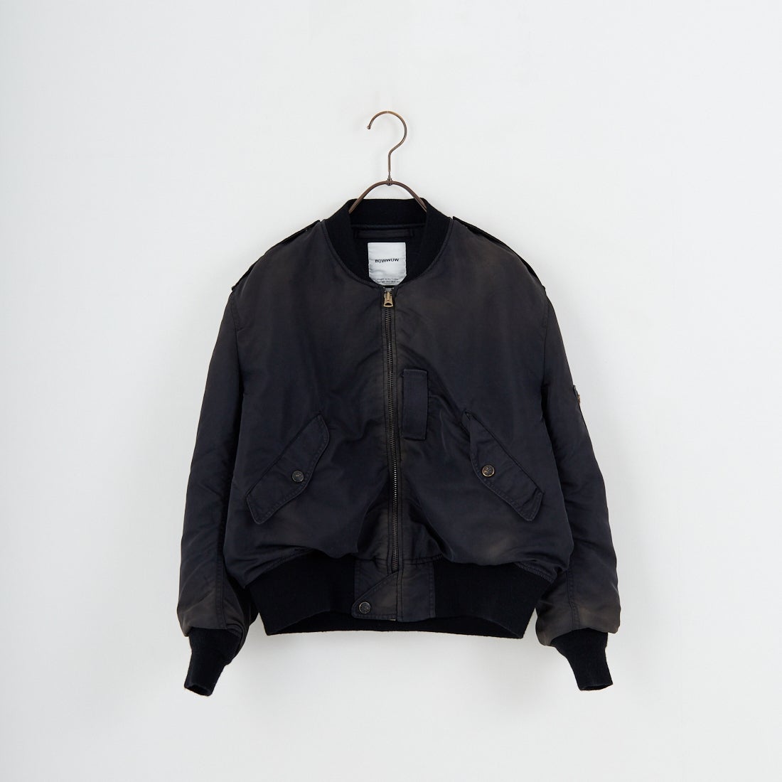 BOW WOW [バウワウ] L-2B エイジドフライトジャケット [BW252-L2FJ] AGED BLACK