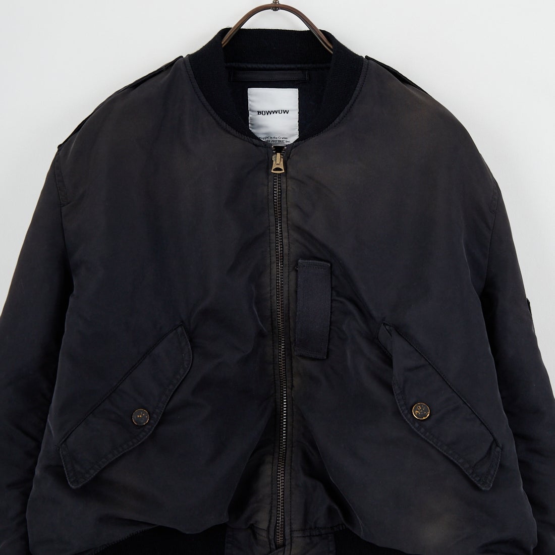 BOW WOW [バウワウ] L-2B エイジドフライトジャケット [BW252-L2FJ] AGED BLACK