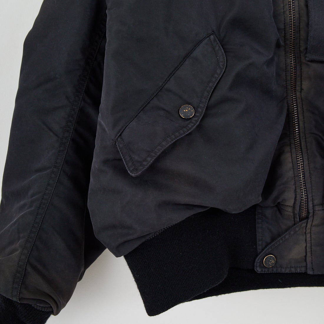 BOW WOW [バウワウ] L-2B エイジドフライトジャケット [BW252-L2FJ] AGED BLACK