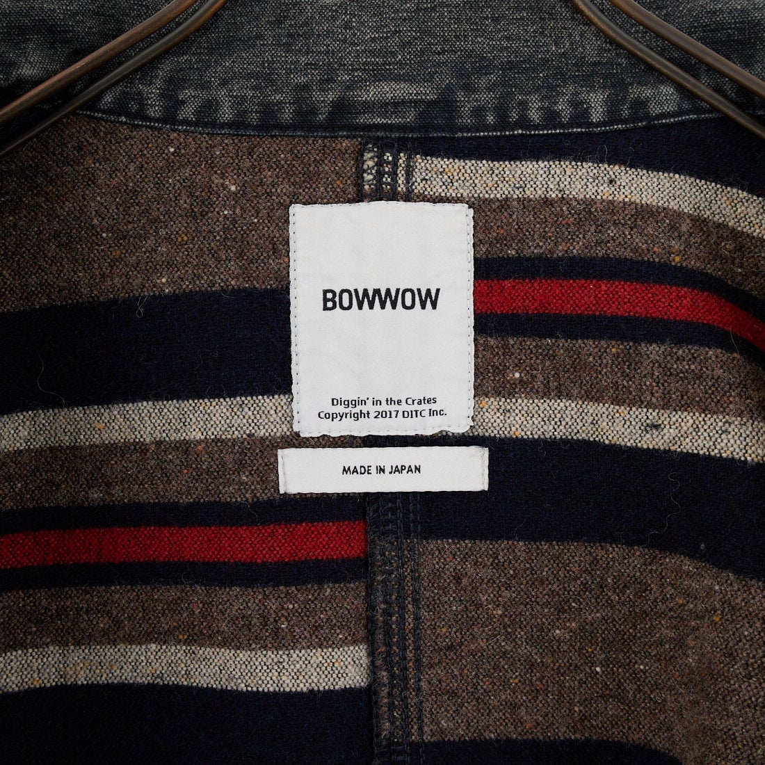 BOW WOW [バウワウ] エイジド ブランケットライナーダックカバーオールジャケット [BW252-DCBL] AGED BLACK