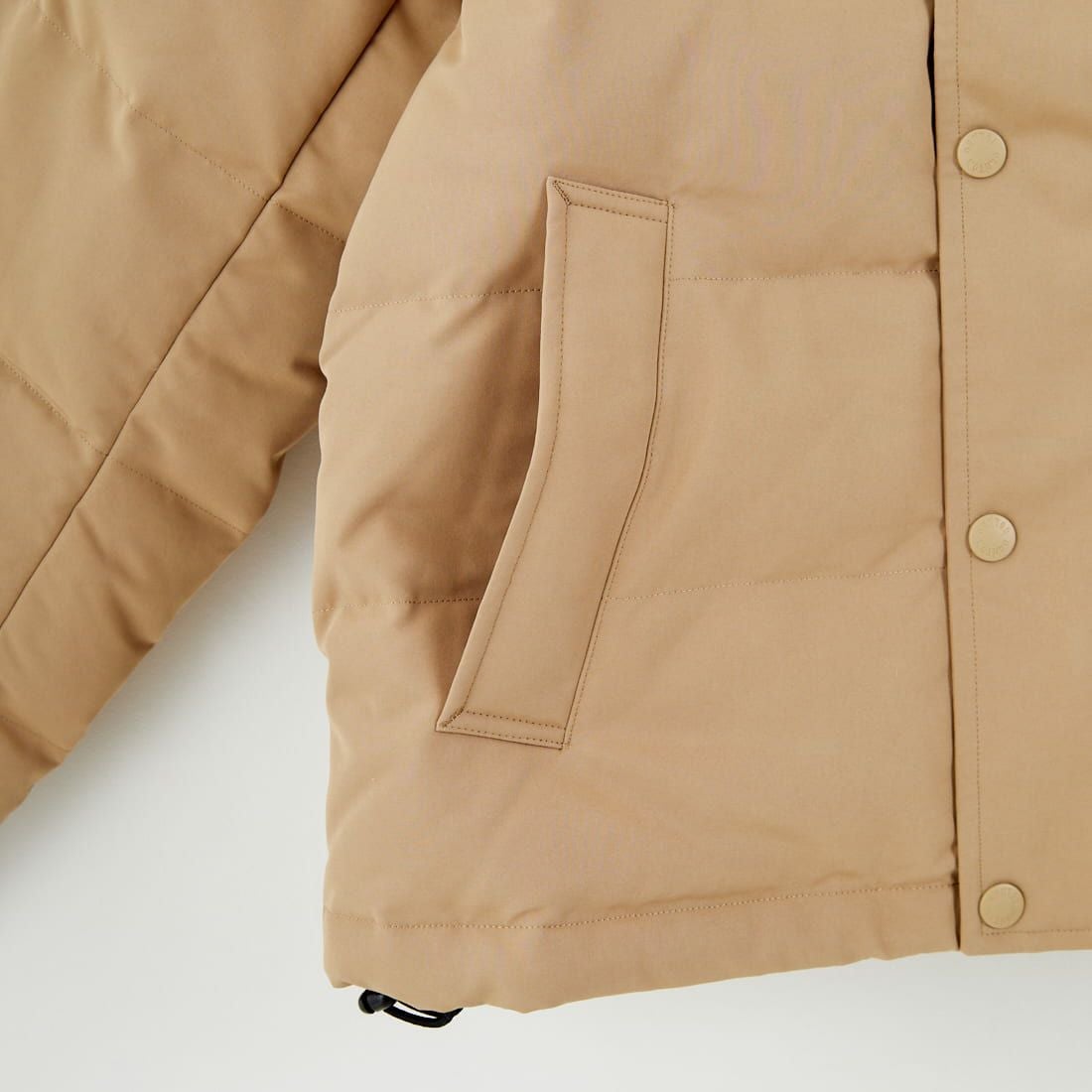 DANTON [ダントン] ショート丈 タッサーダウンジャケット [DT-A0007TPR] LT.BEIGE