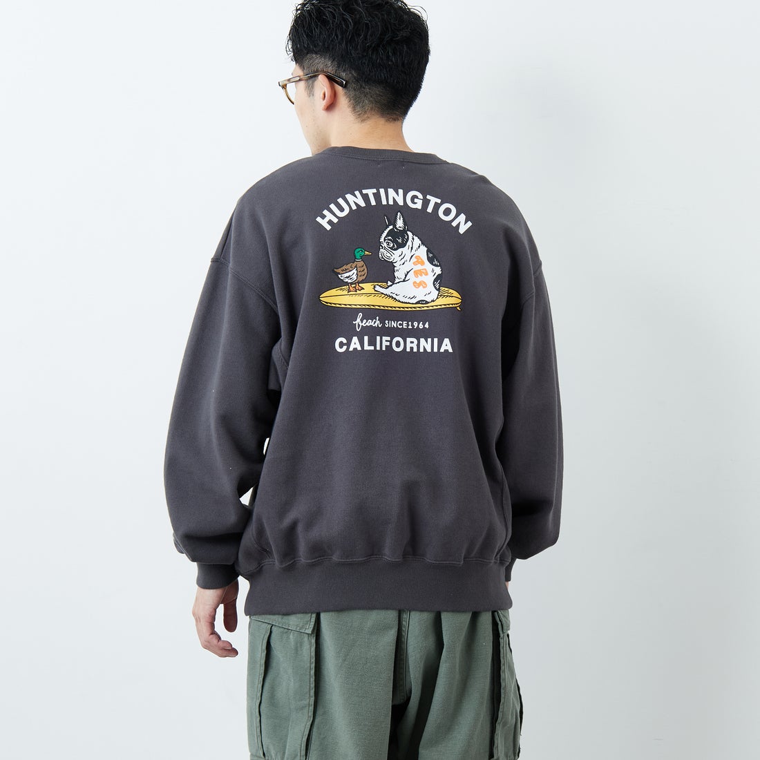 CHARCOAL&&モデル身長：168cm 着用サイズ：L&&