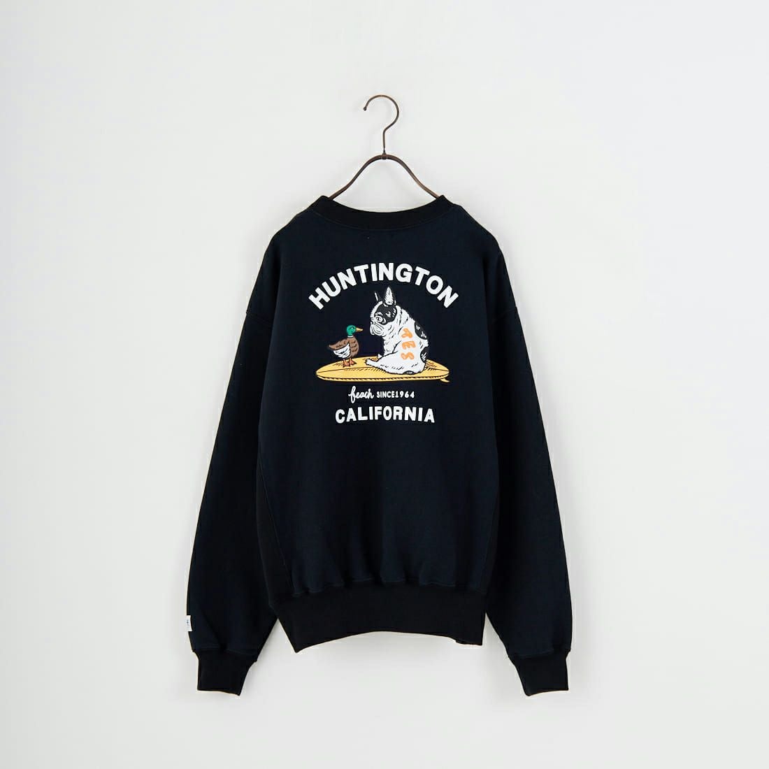 The Endless Summer [エンドレスサマー] 別注 BUHIダック バックプリントスウェット [FH-25774501-JF] BLACK