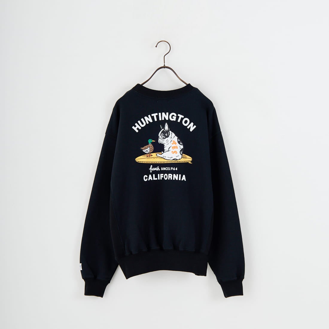 The Endless Summer [エンドレスサマー] 別注 BUHIダック バックプリントスウェット [FH-25774501-JF] BLACK