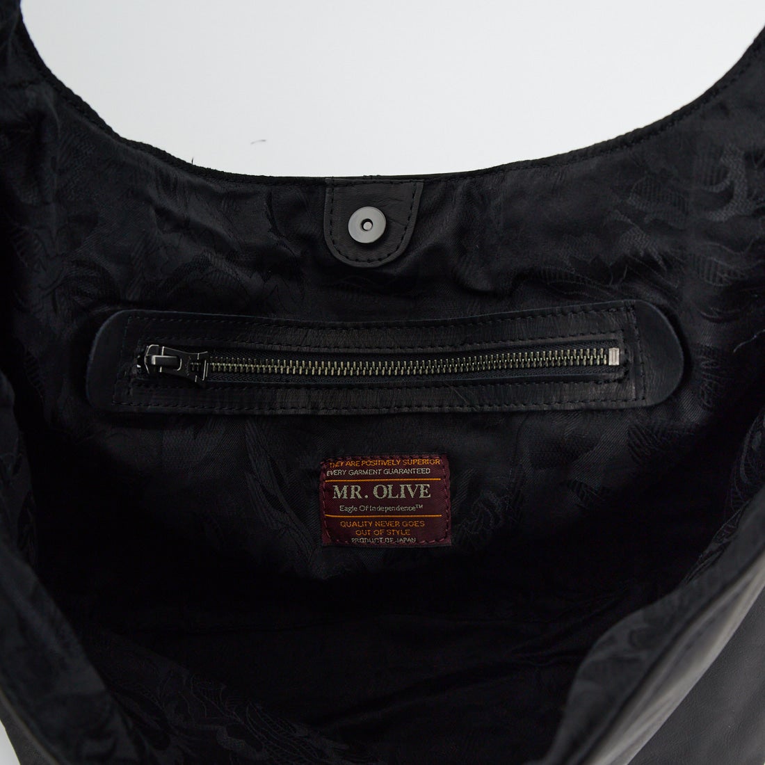 MR.OLIVE E.O.I [ミスターオリーブ] ウォータープルーフライトレザー エコトートバッグ [ME695N] BLACK
