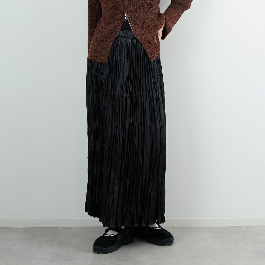 03 ﾌﾞﾗｯｸ&&モデル身長：162cm 着用サイズ：F&&