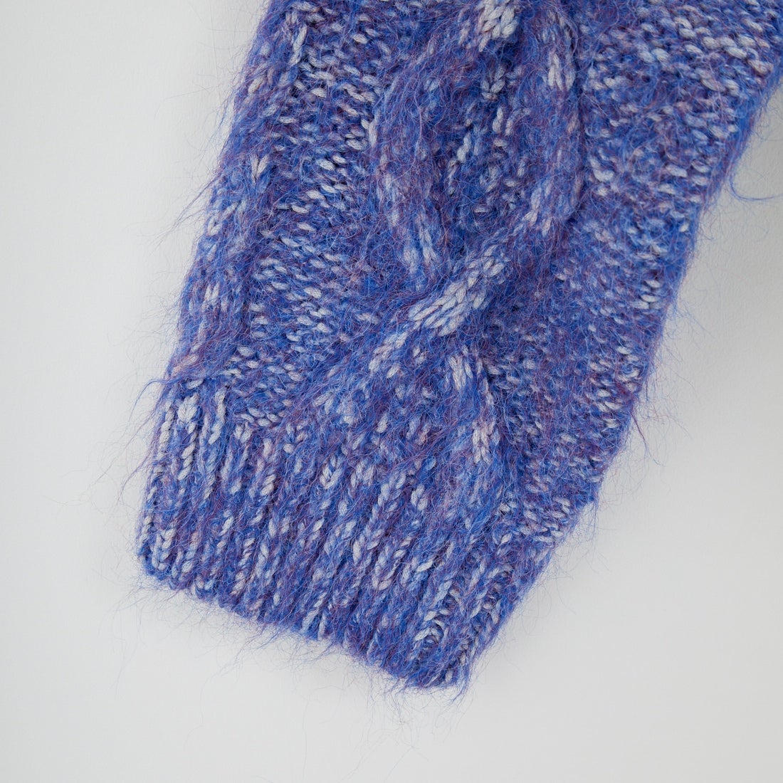 Jf Ready Made [ジェイエフレディメイド] シャギーケーブルニット [12619-HQ] BLUE
