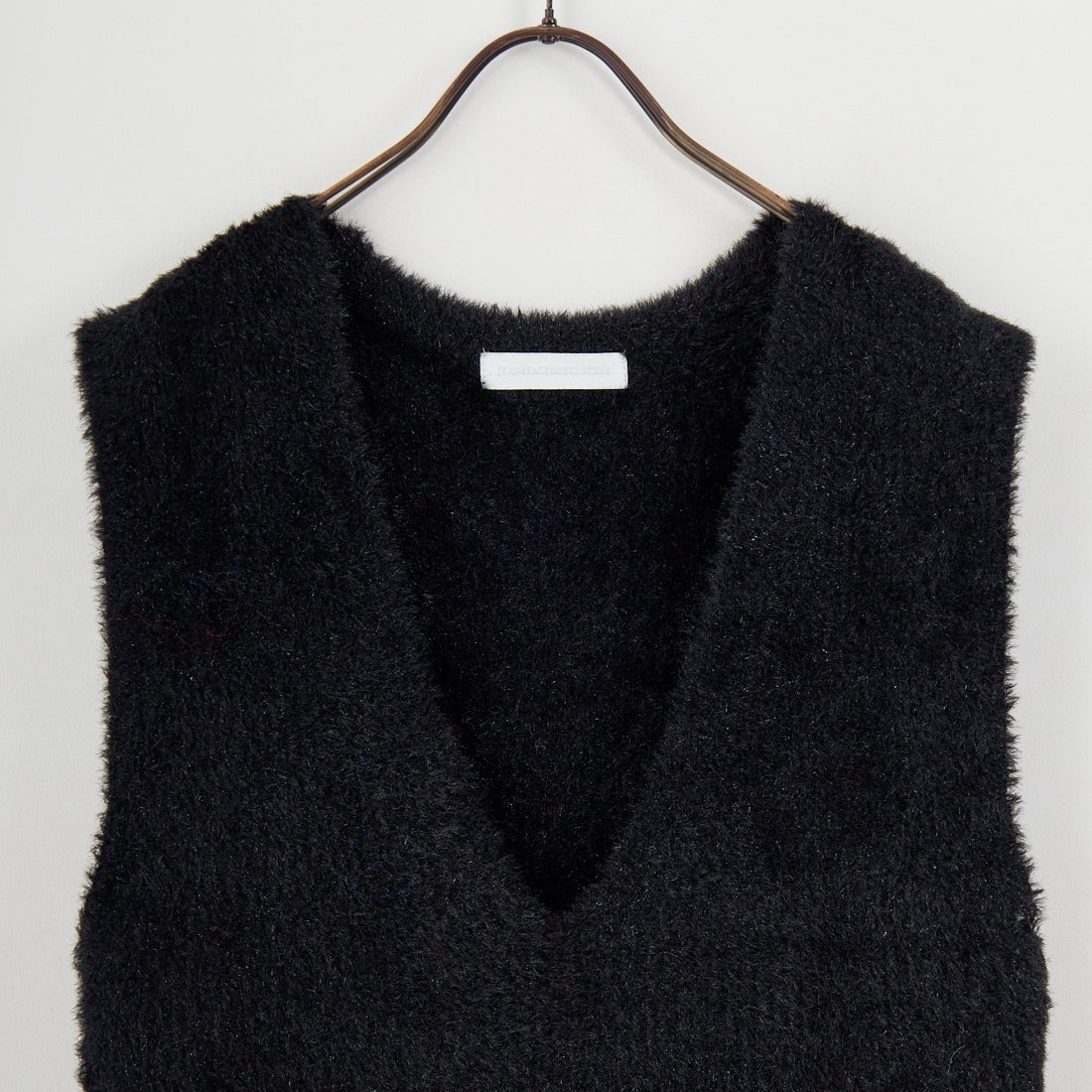 Jeans Factory Clothes [ジーンズファクトリークローズ] ラメシャギーベスト [11256834] ﾌﾞﾗｯｸ