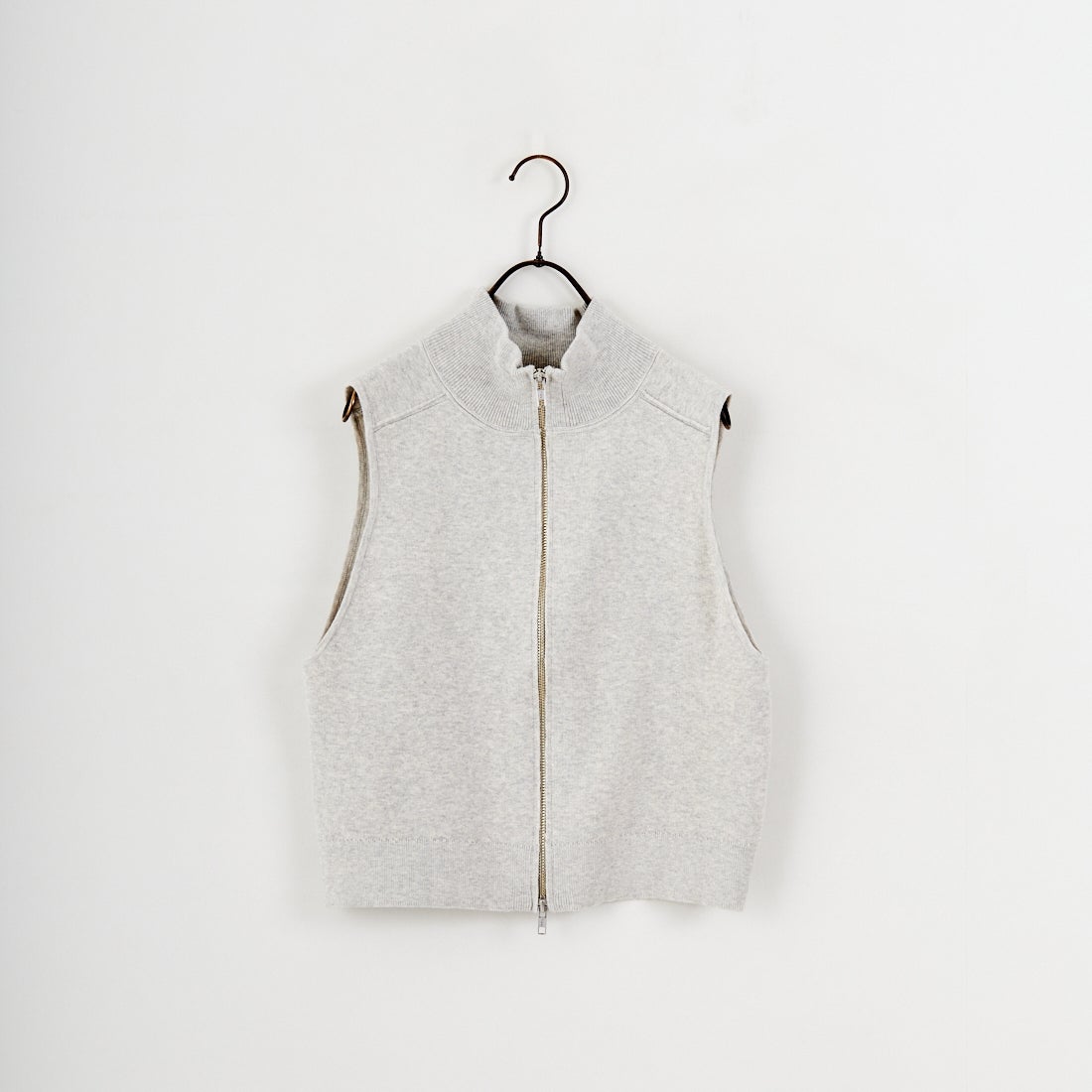 Jf Ready Made [ジェイエフレディメイド] ハイネックベスト [12580-MY] TOP GRAY