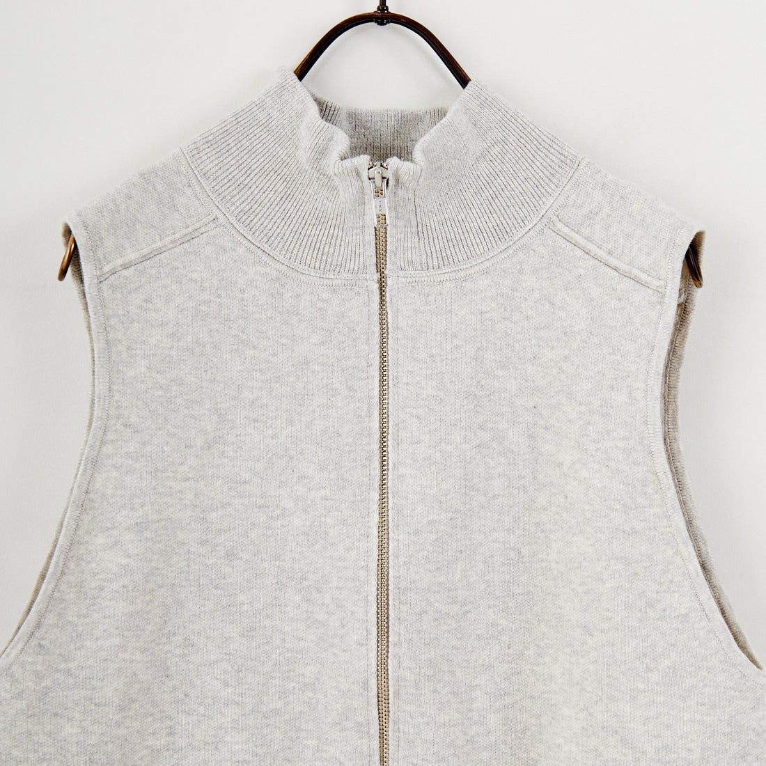 Jf Ready Made [ジェイエフレディメイド] ハイネックベスト [12580-MY] TOP GRAY