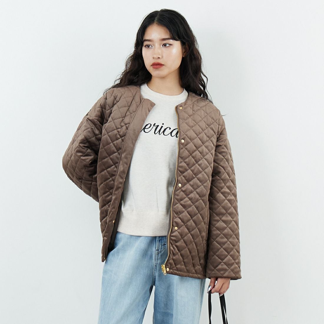 66 ﾓｶ&&モデル身長：162cm 着用サイズ：F&&