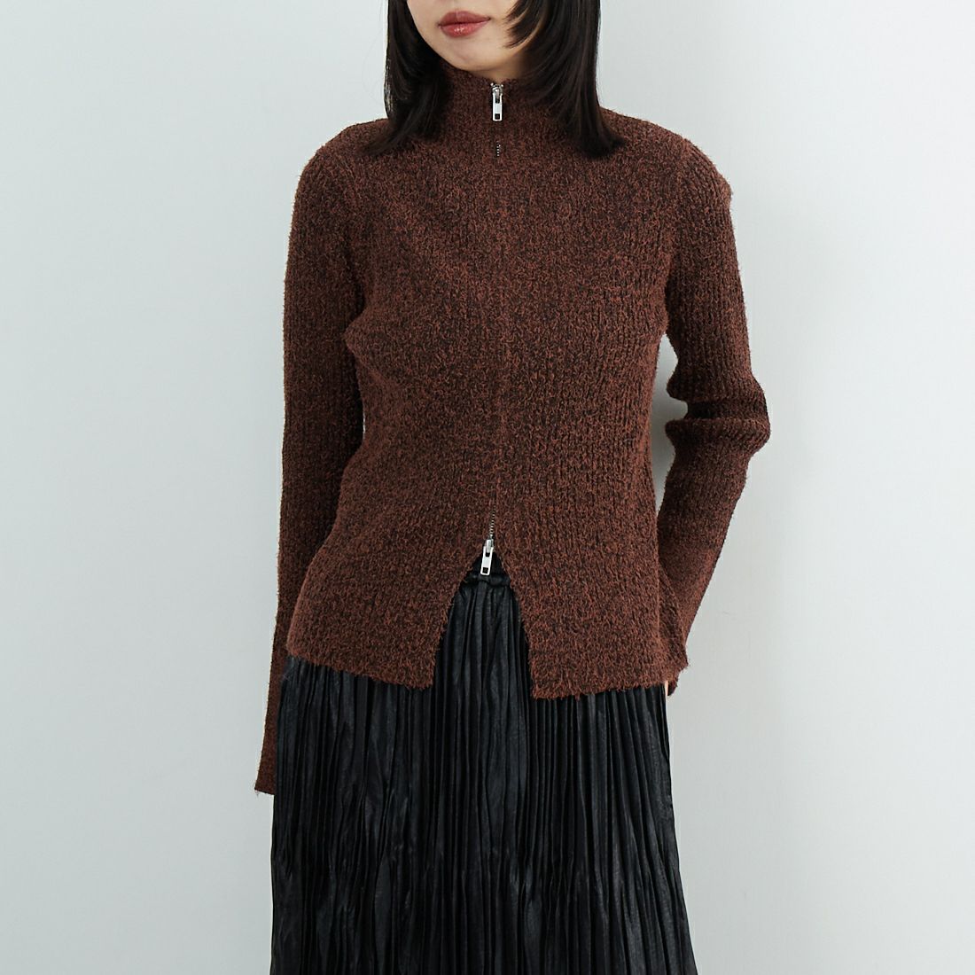 BROWN&&モデル身長：162cm 着用サイズ：F&&