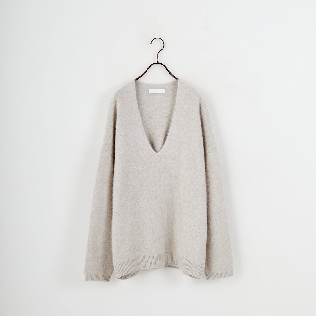 Jeans Factory Clothes [ジーンズファクトリークローズ] 深Vネックフォックスニットプルオーバー [25010100] L.GRY