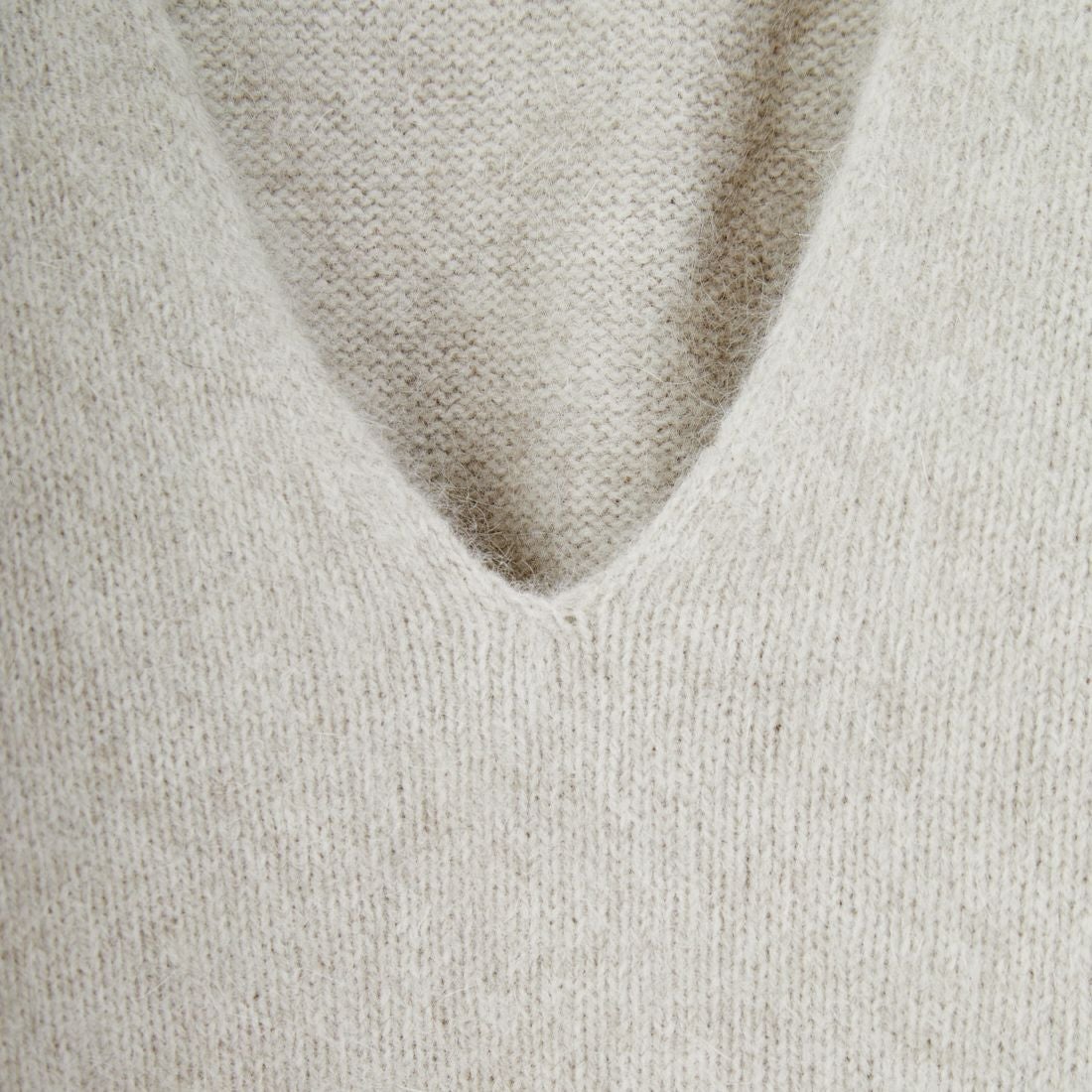 Jeans Factory Clothes [ジーンズファクトリークローズ] 深Vネックフォックスニットプルオーバー [25010100] L.GRY